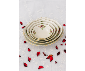 שושנה אדומה - קערות שונות