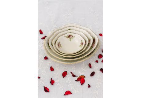 שושנה אדומה - קערות שונות