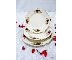 שושנה אדומה - 18 צלחות