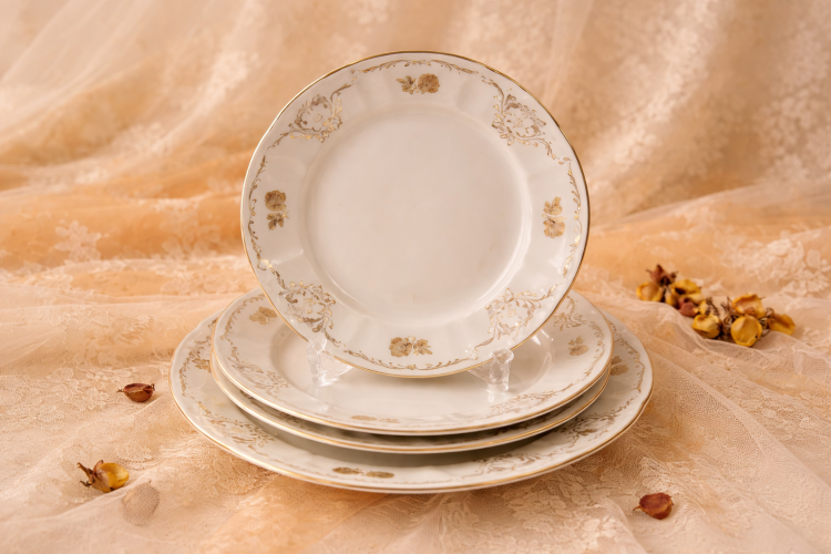 עלה זהב - 18 צלחות