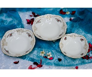 שושנת החוחים - קערות בגדלים שונים