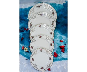 שושנת החוחים - צלחות בגדלים שונים