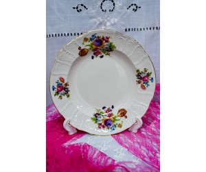 גן פרחים זהב - 18 צלחות