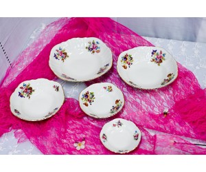 גן פרחים זהב - קערות בגדלים שונים