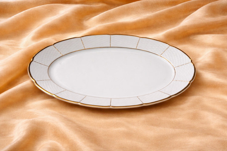 מנואת - פלטות הגשה אובל 36 ס"מ