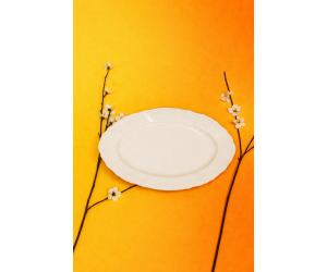 שנהב זהב - פלטות הגשה אובל 34 ס"מ