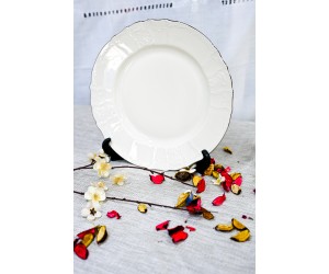 שנהב כסף - סט 18 צלחות