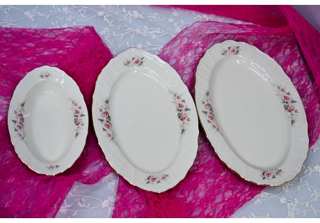 פרח ורוד - פלטות בגדלים שונים