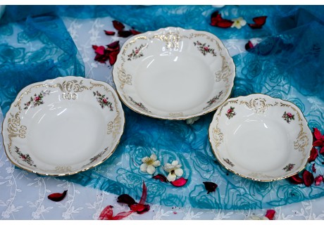 שושנת החוחים - קערות בגדלים שונים