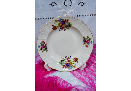 גן פרחים זהב - 18 צלחות