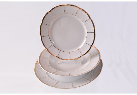 מנואת - סט 18 צלחות