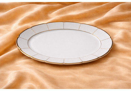 מנואת - פלטות הגשה אובל 32 ס"מ