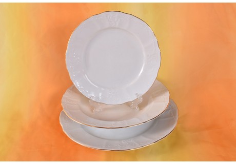 שנהב זהב - 18 צלחות